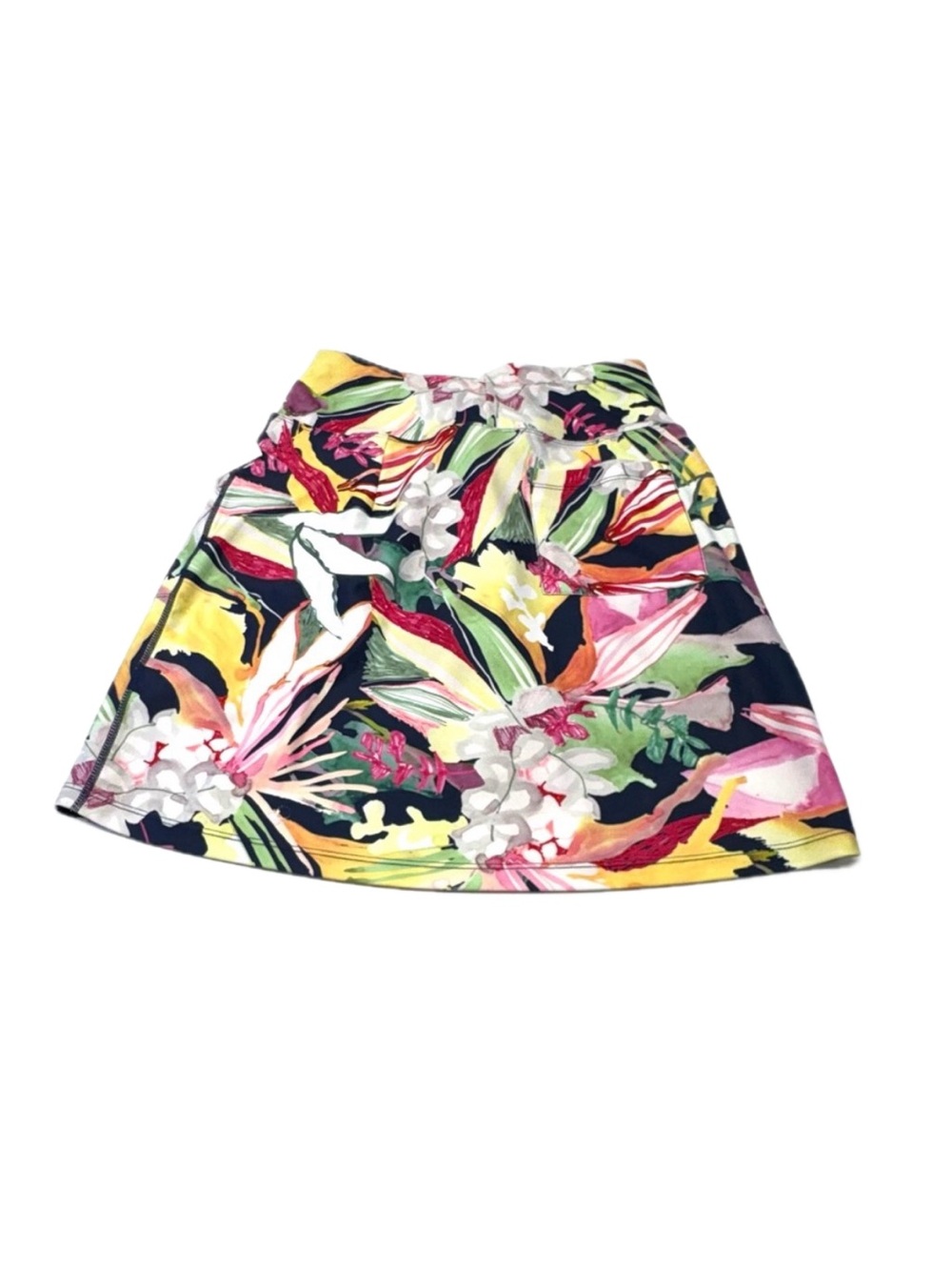 Tribal Sport Pistachio Tropical Floral Athletic A-Line Skort NWT Size XS